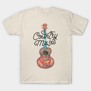 Country music guitar T-Shirt